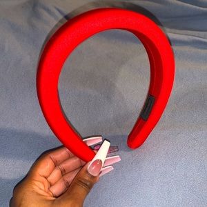 Red headband